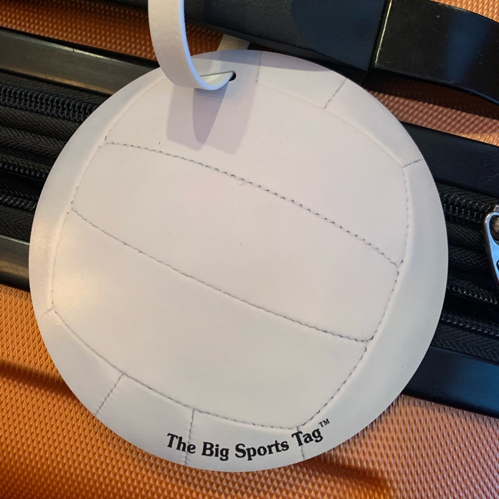 Volleyball bag tags
